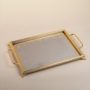 Anphoras Inox 2 Rectangular Tray - Gold