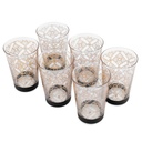 Fence Black Long Drink Glasses - Set of 6