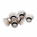Fence Black Qahwa Cup Set - 6 pcs