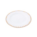 Porcelain Golden Silver 30cm Underplate
