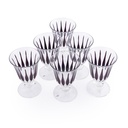 Pillar Stemware Glass Set - 6pcs