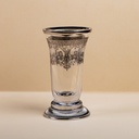 Bronze Detailing Glass Incense Burner with Metal Base