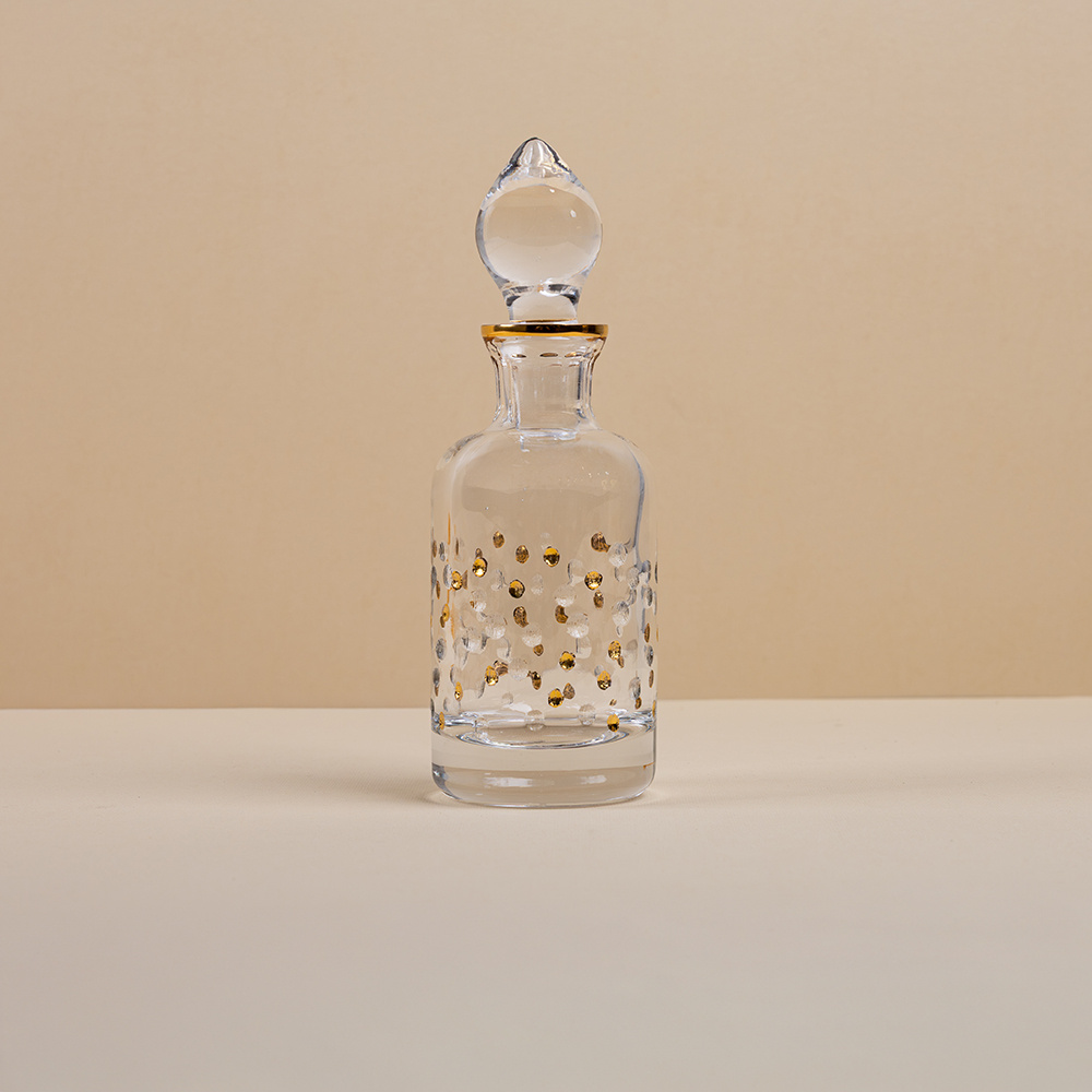 Royal Gold Parfum Glass Bottle - Medium