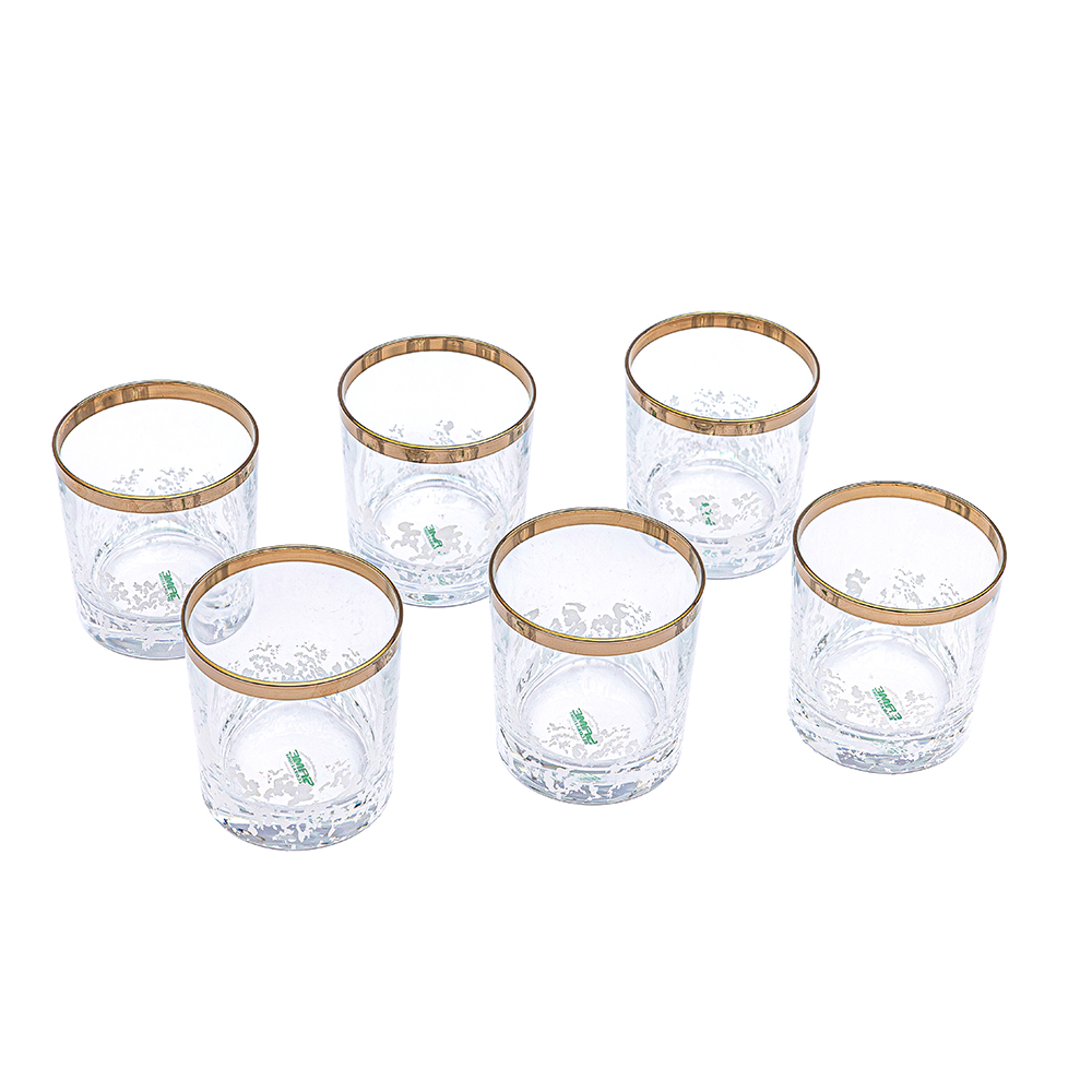 Clear Glass Tumbler Set - 6pcs