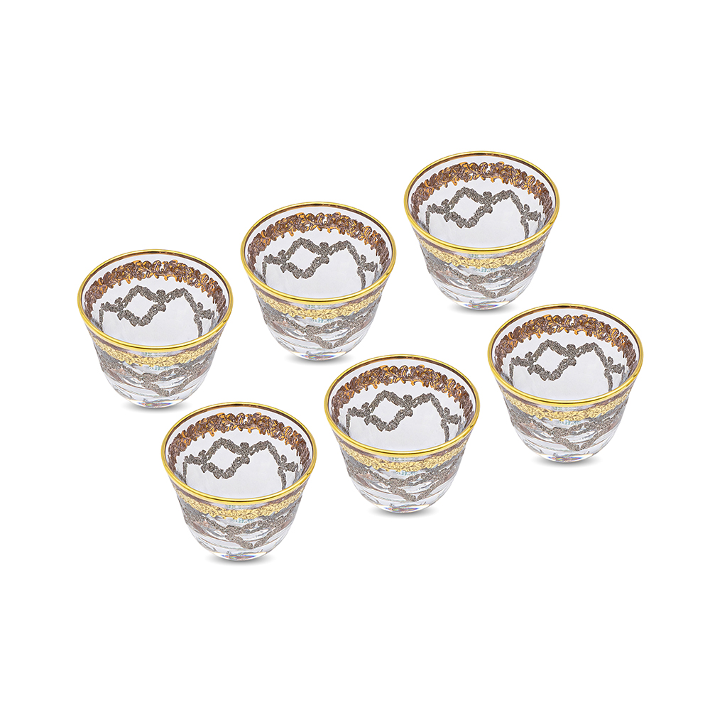 Arabic Coffee Cup Set - 6pcs