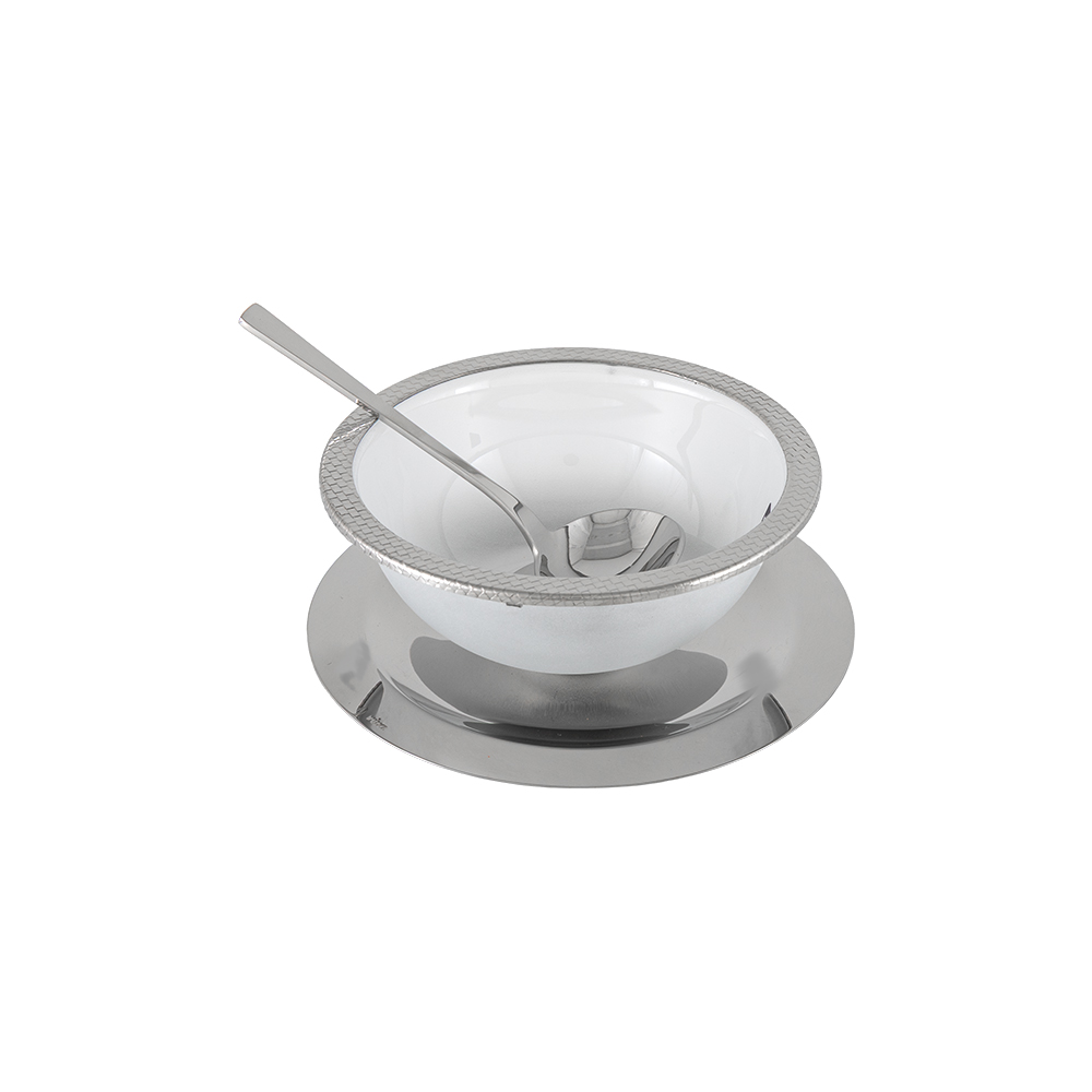 Sarezzo Stainless Steel Sauce Bowl with Ladle