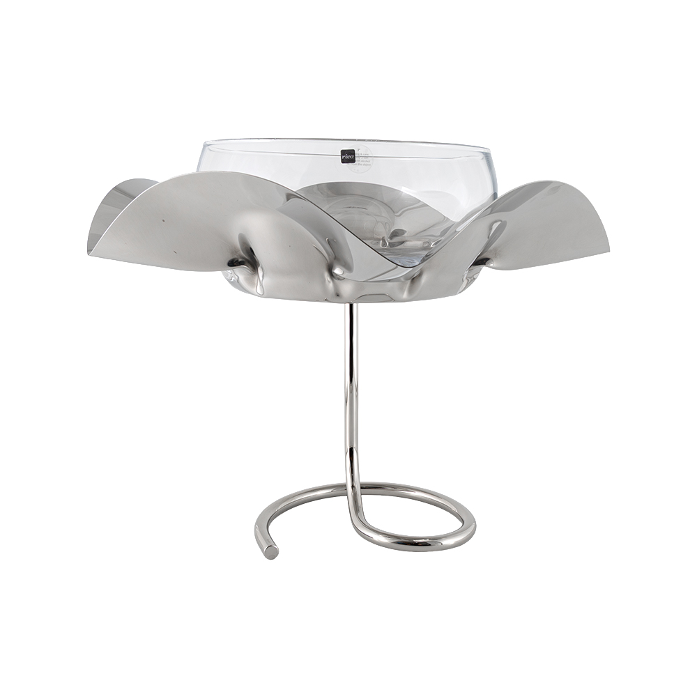 Fiori Stainless Stell Glass Small Fruit Holder