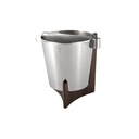 Jacaranda Stainless Steel Ice Bucket with Tongs
