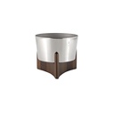 Jacaranda Stainless Steel with Chestnut Holder