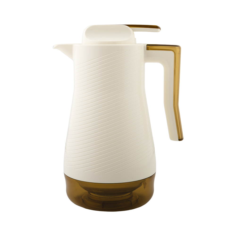 Vacuum Jug Safari with Inner Glass  - 1L - White Amber