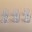 Crystal Short Water Glass Set - 6pcs