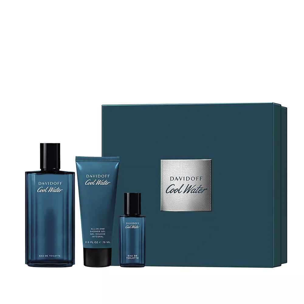 Cool Water Perfume Gift Set - 3pcs - Men