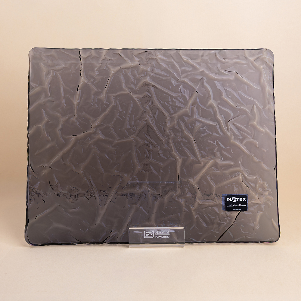 Pearl Black Acrylic Serving Tray - 46x36cm