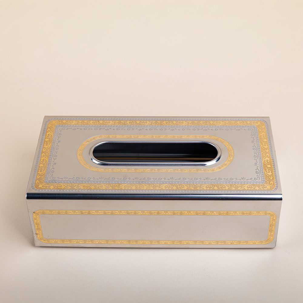 Magic Oro Rectangular Tissue Box - 25x13x7 cm