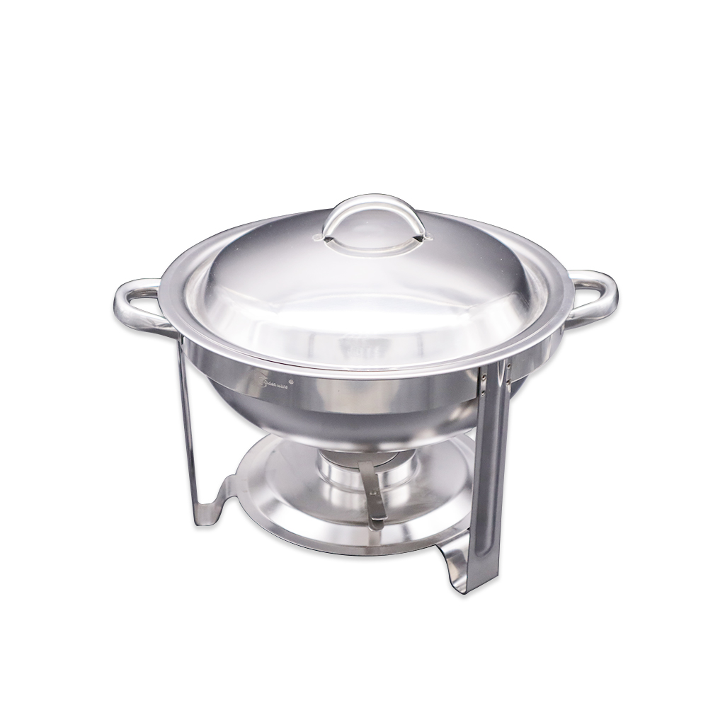 Golden Round Big Chafing Dish - 5L