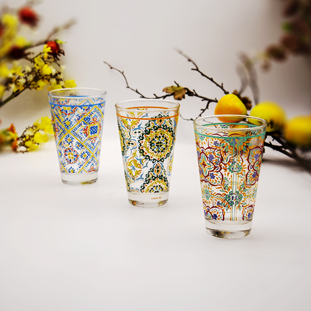 Nadia Long Glass Set - 3pcs