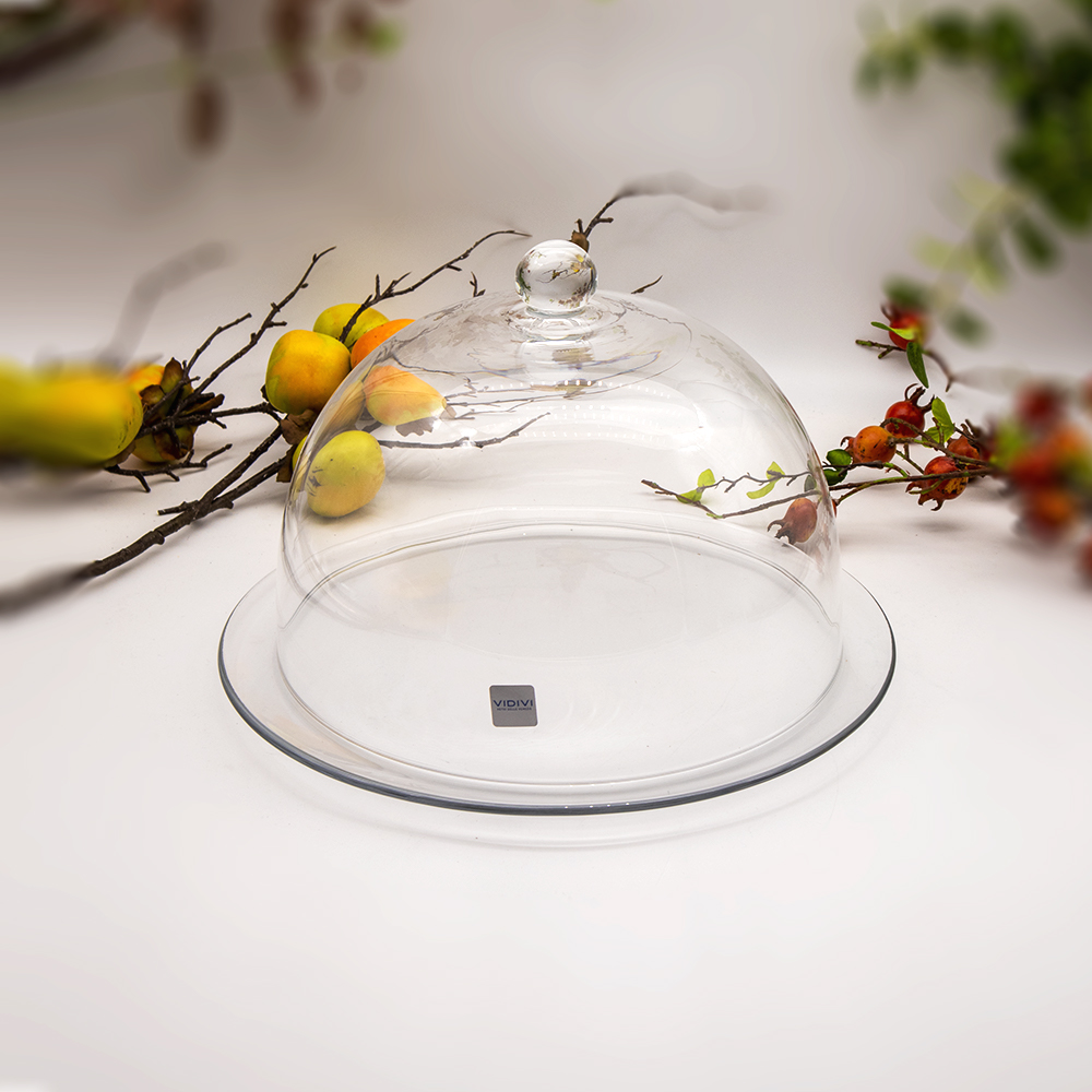 Serve Cake Stand with Dome 33cm