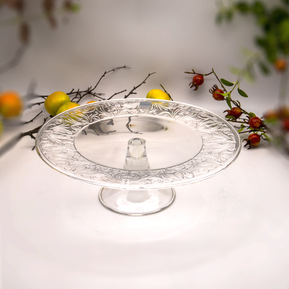 Burano Footed Cake Serving Plate