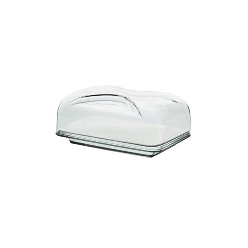 Rectangular Cheese Dish Set with  Clear Cover