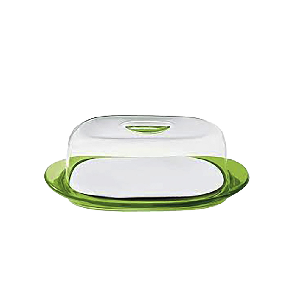 Feeling Cheese Dish with Dome - Green