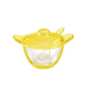 Sugar Bowl with Spoon/Lid - Yellow