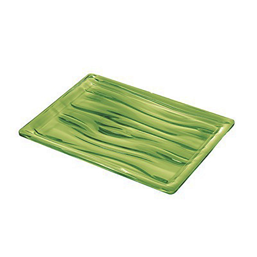 Aqua Rectangular Small Tray - Green
