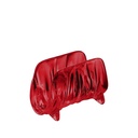 Aqua Table Napkin Holder - Red