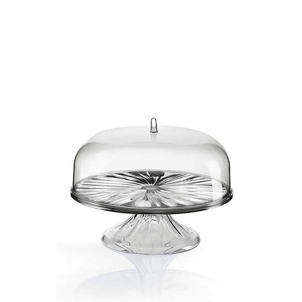 Cake Stand With Dome 27cm
