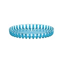 Dolcevita 31cm Round Serving Tray - Blue