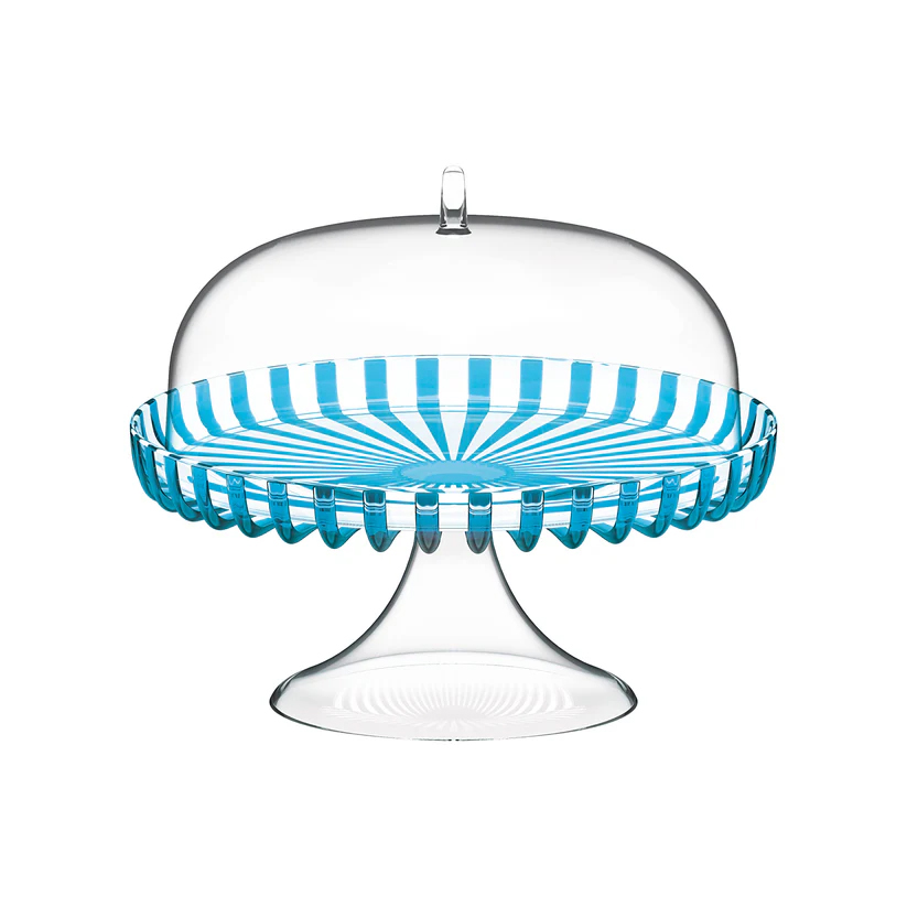 Guzzini Dolcevita Cake Stand with Cover - Blue