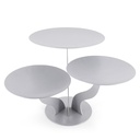 Stainless Steel Stand with 3 Plates - Silver
