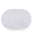 Silver Round Platter Set - 5pcs