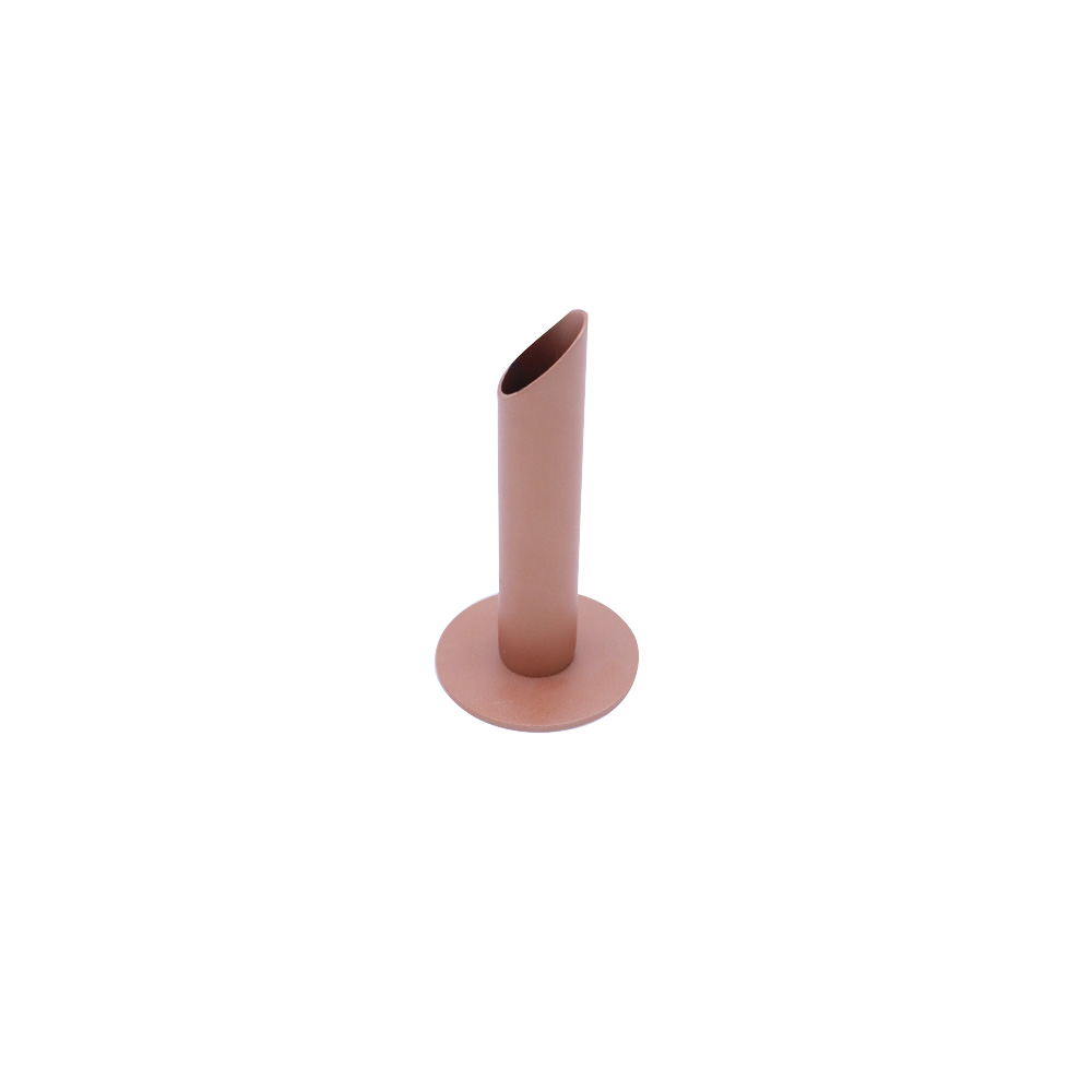 Matte Rose Gold Flower Vase - 15cm