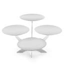 Stand with 4 Curved Plates 