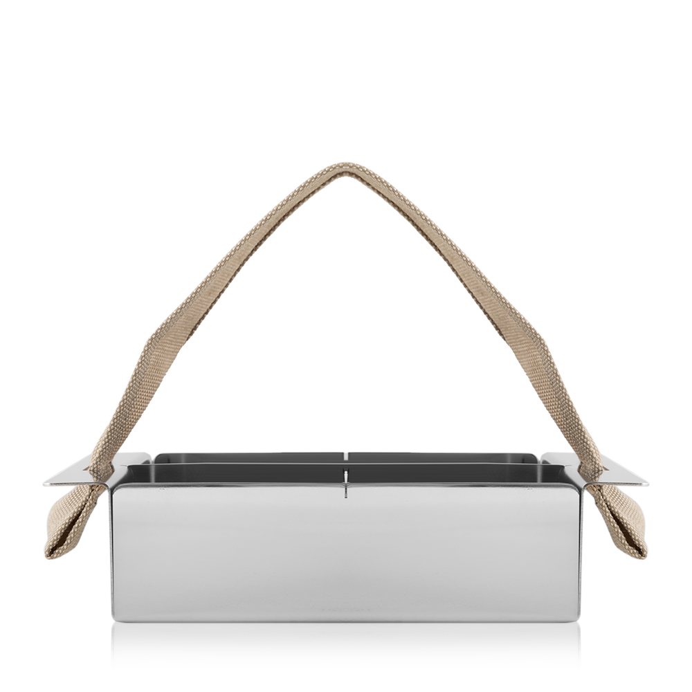 Tea Bags Holder with Beige Handle