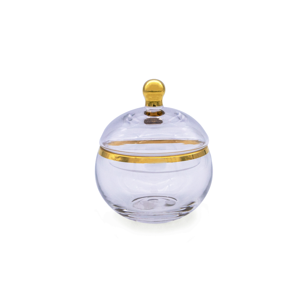 Dalia Gold Rim Sugar Bowl