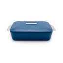 Blue Rectangular Insulated Server Foliage - 2.8L