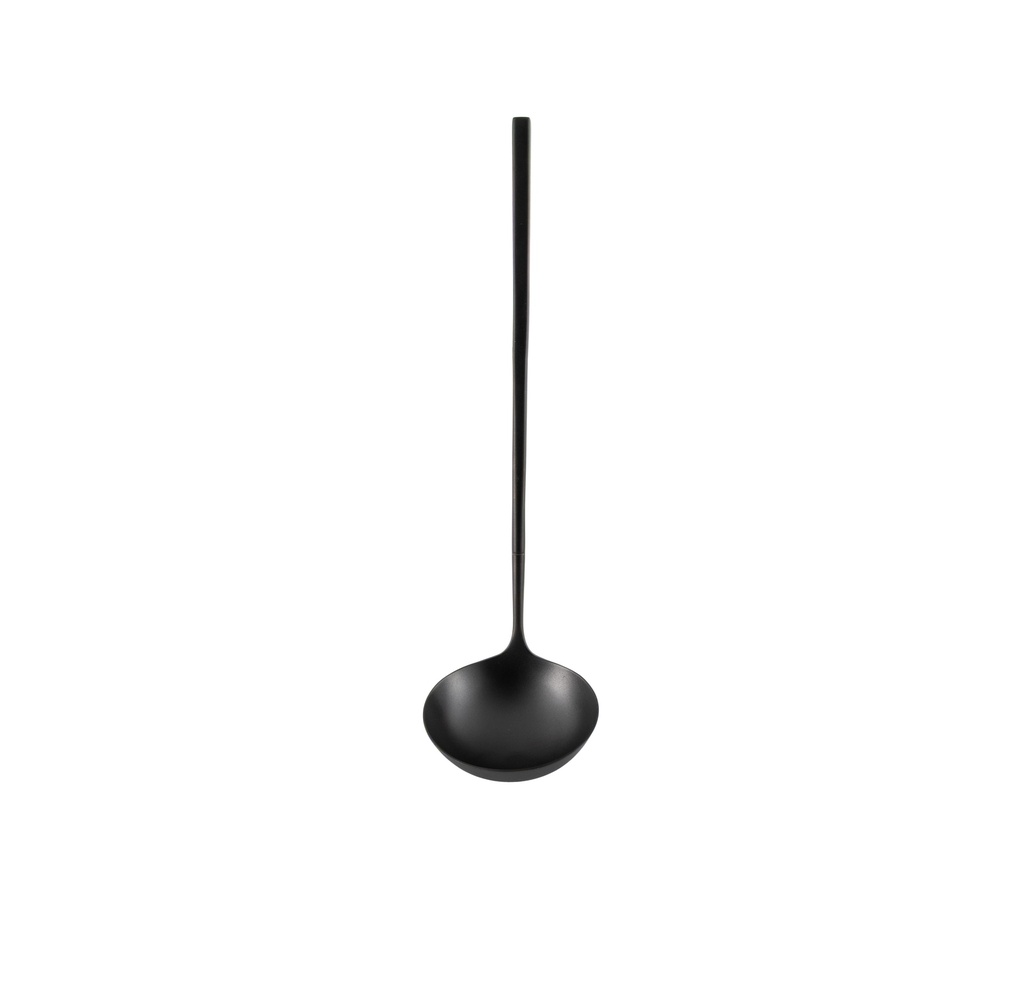 Kyoto Stainless Steel Sandblasted Ladle - Black