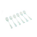 Flower Blue Coffee Spoon - 6pcs