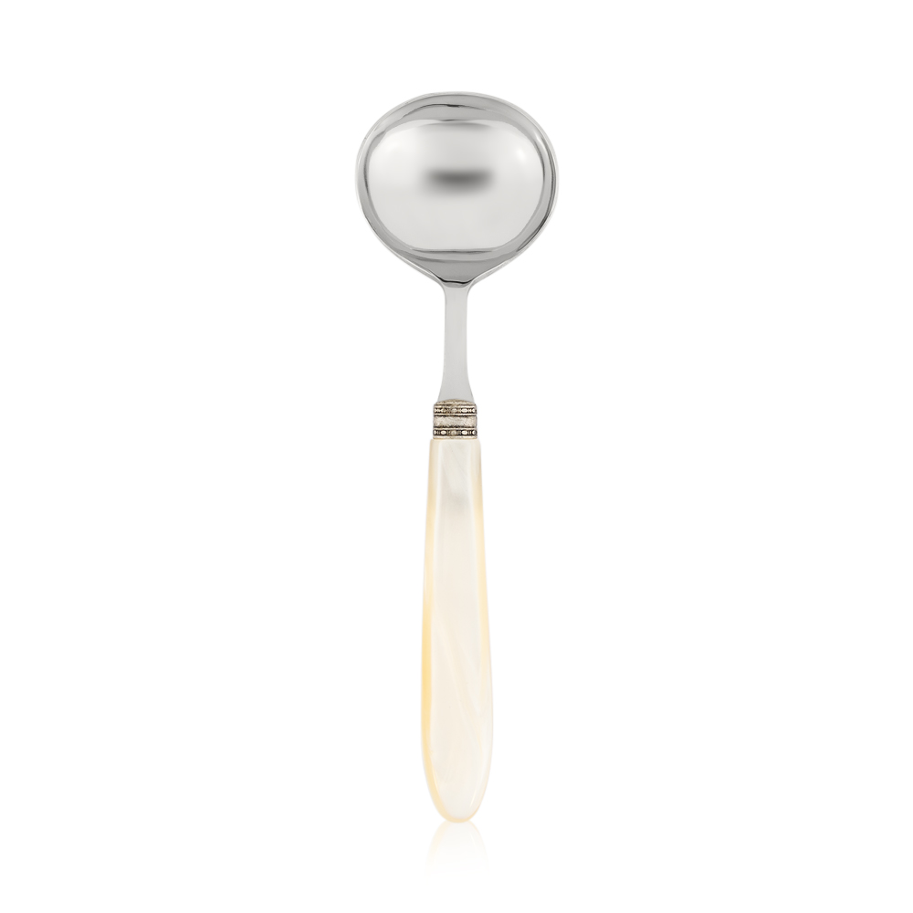 Vendome Sauce Ladle - Pearl Ivory