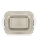 Domino Sandblasted Rectangular Tray - 28cm