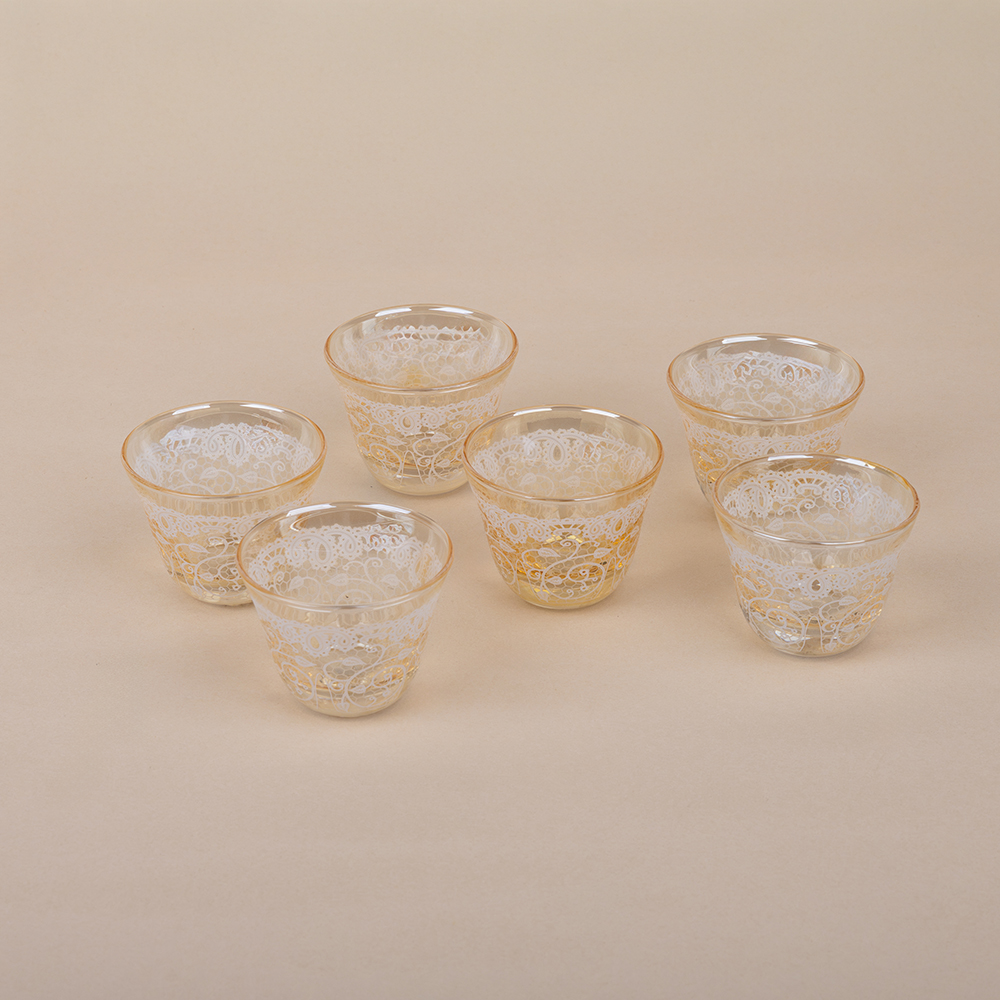 Dantel Amber Arabic Coffee Set - 6pcs