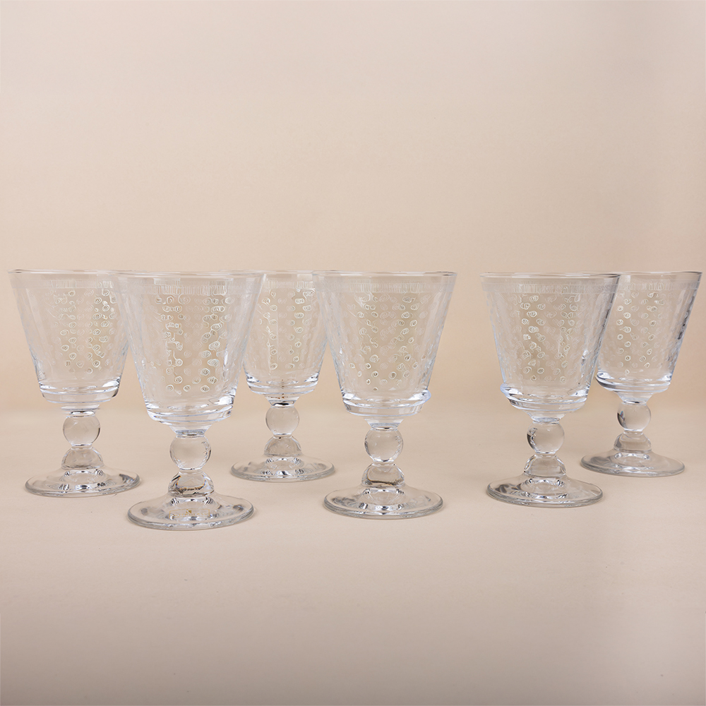 Pallini Parisienne Glass Set - 6pcs