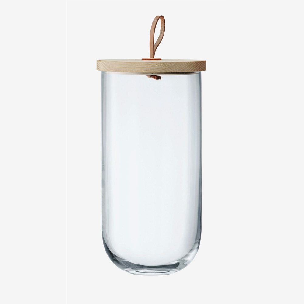 Ivalo Clear Container & Wooden Lid