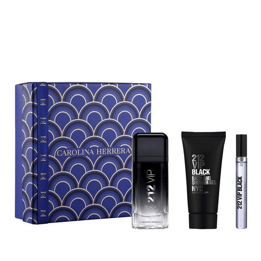 212 Vip Black for Men Gift Set - 3pcs
