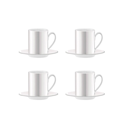 Pearl Espresso Cup & Saucer 4 × 100ml