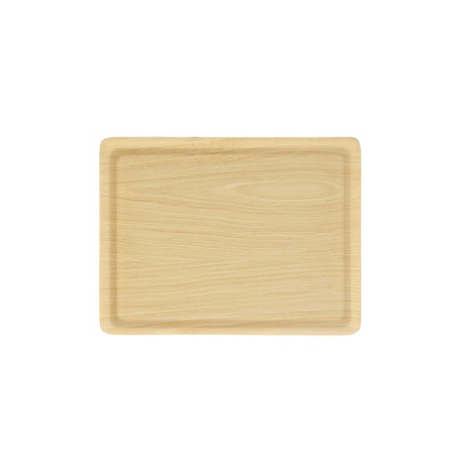 Mokuzai Wooden Tray Slim 28x20cm - Beige