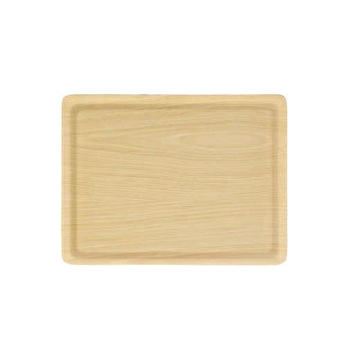 Mokuzai Wooden Tray Slim 37x28cm - Beige