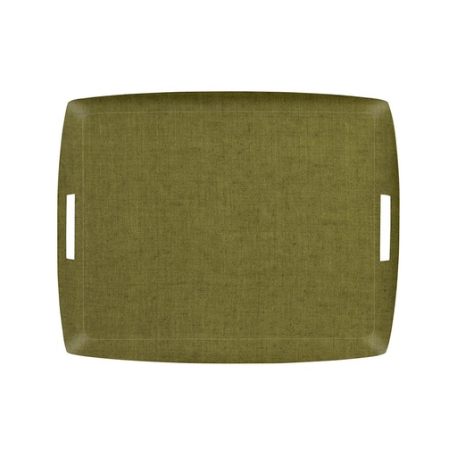 Acrylic Tray 54x43cm - Linen Green