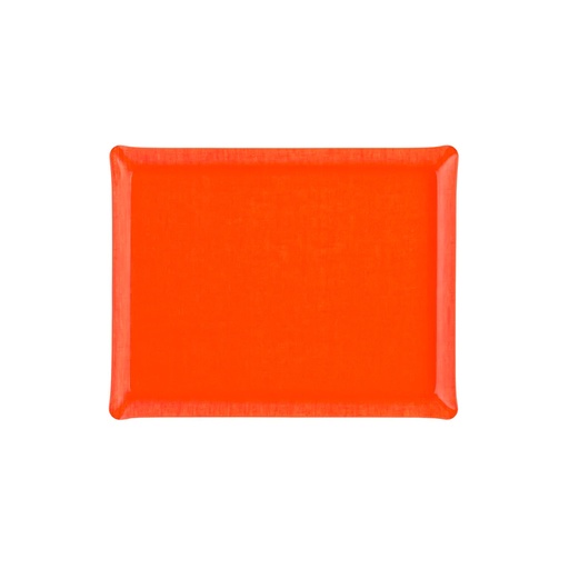 Linen Acrylic Tray 46x36cm - Corail